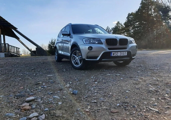 BMW X3 cena 49900 przebieg: 137000, rok produkcji 2011 z Trzciel małe 407